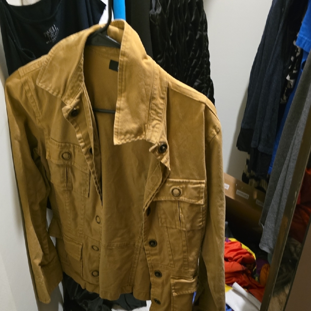 Tan Button-Up Jacket